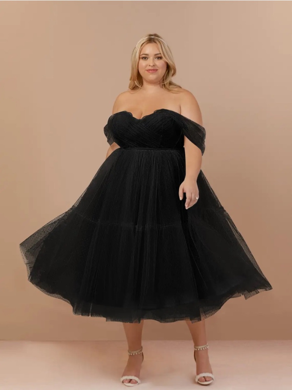 Azazie “Vienna” Tulle dress sz 18